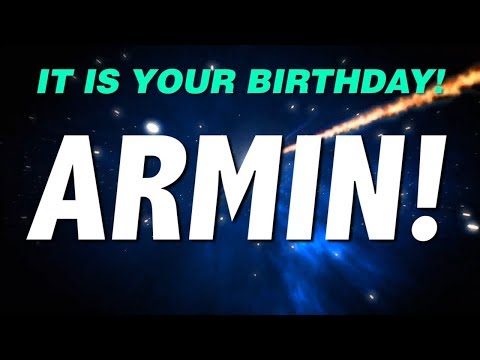 HAPPY BIRTHDAY ARMIN! This is your gift.