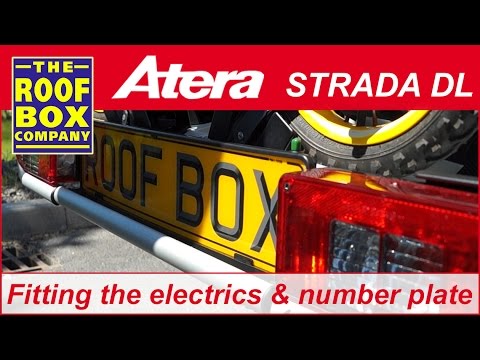 Atera STRADA DL 2015 fitting guide - How to Fit the electrics and number plate