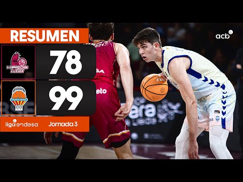 Hiopos lleida - Valencia Basket (78-99) RESUMEN | Liga Endesa 2025-26