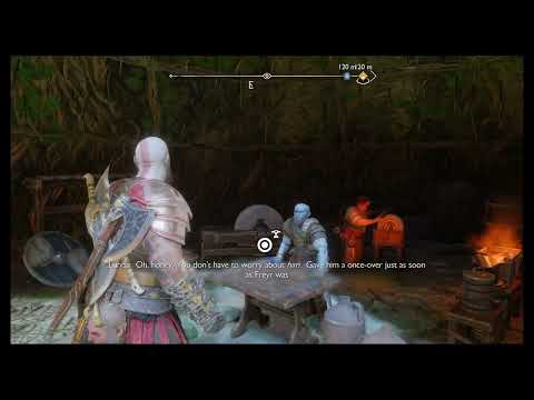 Lunda Flirts with Kratos - God of War Ragnarok