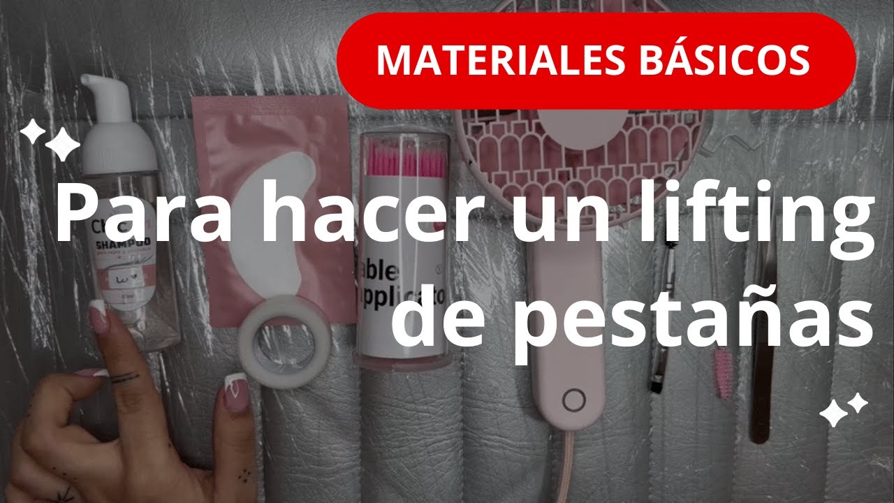Materiales básicos para hacer un lifting de pestañas