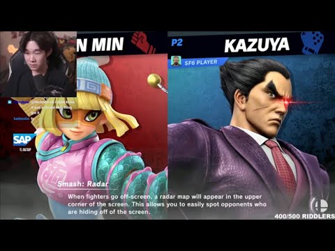 Riddles (Kazuya, Terry) vs Xerzal (Min Min) - Smashpros Ranked | 19 Oct '23