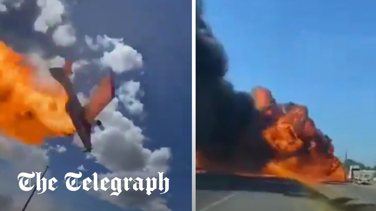 Avión de bomberos de Chile se estrella contra cables aéreos y explota