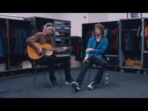 Mick Jagger & Keith Richards acoustic version  honky-tonk Woman 2016