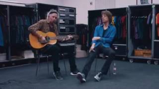 Mick Jagger &amp; Keith Richards acoustic version  honky-tonk Woman 2016