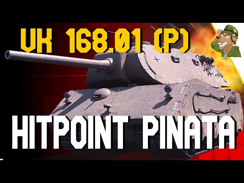 VK 168.01 P | A Big Hitpoint Pinata | WoT Blitz