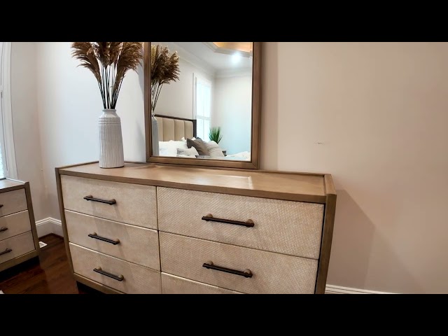 Finn & Louise Rio Vista Woven 6 Drawer Dresser in Earth Tones & Clay Finn & Louise Rio Vista Woven 6 Drawer Dresser in Earth Tones & Clay