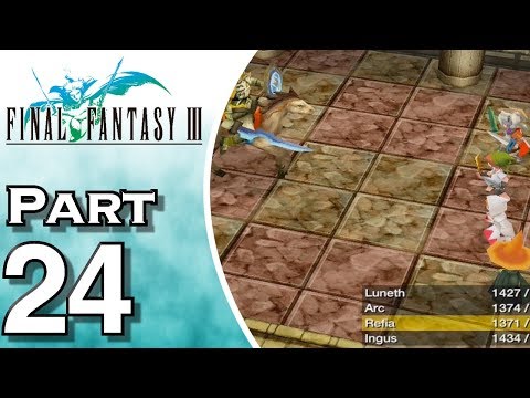 Let's Play Final Fantasy III iOS (Gameplay + Walkthrough) Part 24 - Odin