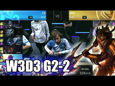 Apex Gaming vs Cloud 9 | Game 2 S6 NA LCS Summer 2016 Week 3 Day 3 | APX vs C9 G2 W3D3 1080p