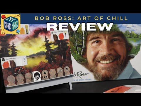 Bob Ross Art of Chill Game | Board Game Review