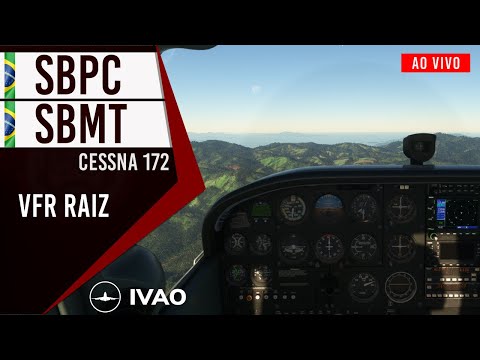 Flight Simulator | VFR Raiz | Poços de Caldas - Campo de Marte (São Paulo) | IVAO
