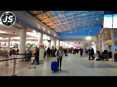 Montreal Trudeau-International Airport (YUL) Domestic "Departures" Walk
