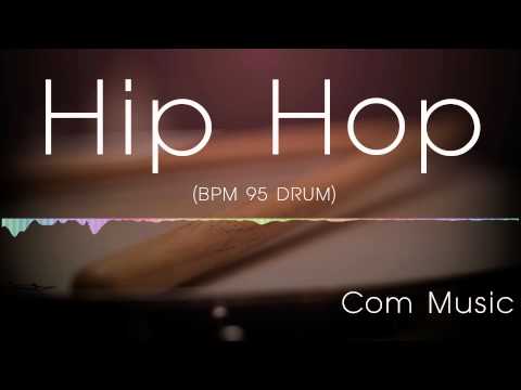 Hip hop drum backing track 95(drum only)
