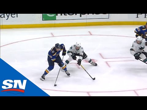 Alexander Steen Sets Up Tyler Bozak With A Between-The-Legs Pass