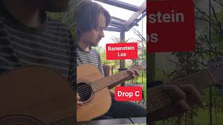Rammstein - Los | Gitarren-Tutorial #gitarrenunterricht #rammstein #dropc #gitarrelernenonline