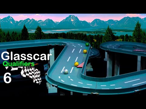 GLASSCAR Season 2 FINAL - Q6 Qualifiers - Sacred Hills Circuit - Marble race