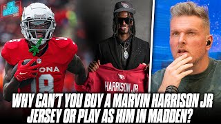 Marvin Harrison Jr Hasn't Signed NFLPA Licensing Deal, Having Standoff With Fanatics?! | Pat McAfee