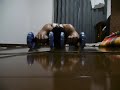 400 Push ups in one set+30 Ab wheel  腕立て伏せ400回+アブローラー30回