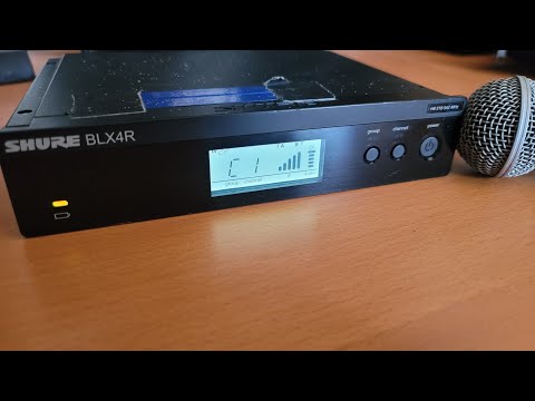 Shure BLX4R H8 Wireless Receiver 518-542 MHz w/ Handheld Mic image 19