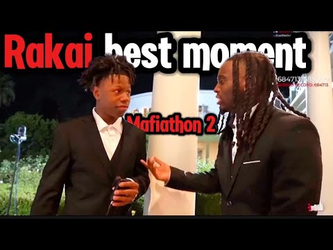 RAKAI FUNNIEST MOMENTS PART 1 (MAFIATHON2) #kaicenat #2xrakai