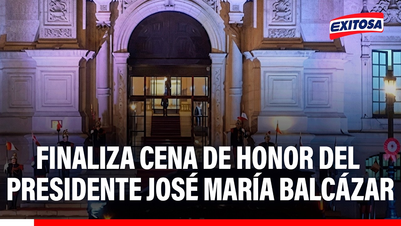 🔴🔵 Finaliza la cena de honor ofrecida por el presidente José María Balcázar