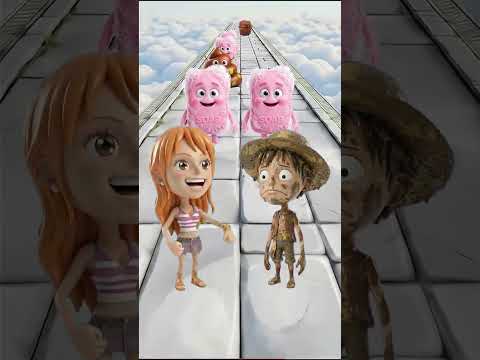 CLEAN or DIRTY Funny Epic Challenge 😱 | Luffy vs Nami #nami #monkeydluffy #luffy #onepiece