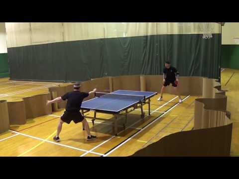 Jeff Johnston - Drew Angell - Table Tennis Practice Match Highlights