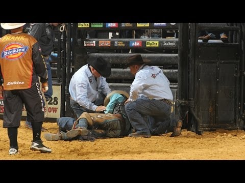 WRECK: Ben Jones stepped on by Ha Ha (PBR)