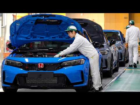 Thumbnail for Honda Civic Type R Production line – Japan Factory tour (Manufacturing process) by Supercar, Performance car, Honda UK Manufacturing, Sports car, Honda Type R, WiLL, Car, Vehicle, Honda Civic
