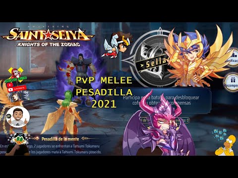PvP Melee🤼‍♂️ | TORNEO DE CAOS⚔️ | PESADILLA😨👀 | MARZO 2021 | Saint Seiya Awakening KotZ📲