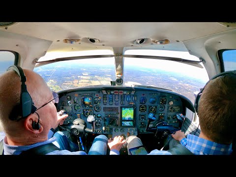 Citation II Full Flight | Startup, Takeoff, and Landing (4K)