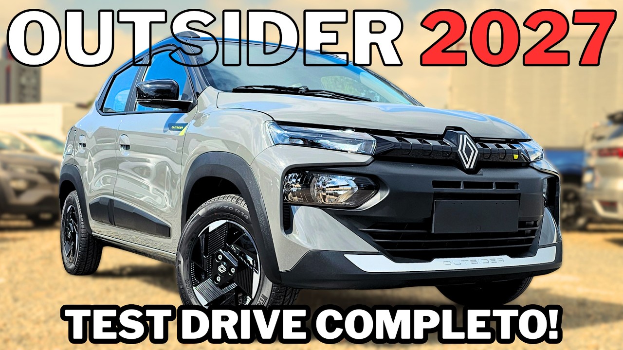 KWID OUTSIDER 2027: Chegou com novidades! FICOU MELHOR? Testei na cidade!