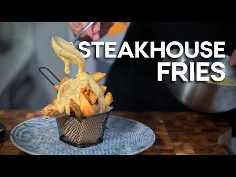 Steakhouse Triple Cooked Fries & Easy Bearnaise Sauce Recipe | STEAKHOME