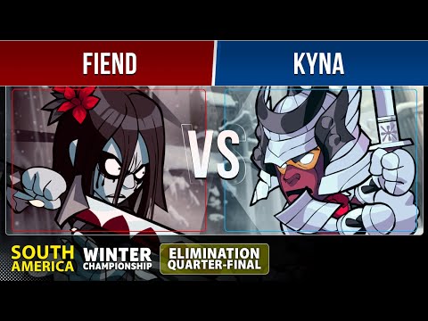 Fiend VS Kyna - Losers 1/4 - SA - Brawlhalla Winter Championship 2022