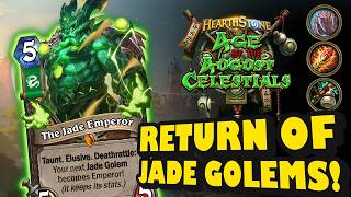 Return of Jade Golems! | Age of the August Celestials | Custom Hearthstone