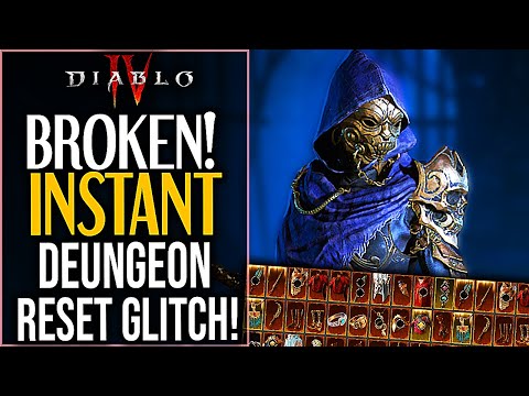 Diablo 4 NEW BROKEN DUNGEON RESET METHOD - DO THIS NOW BEFORE ITS PATCHED