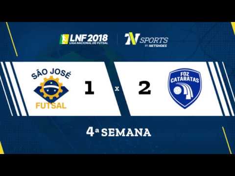 LNF2018 - São José 1 x 2 Foz Cataratas - Gols - 4ª Rodada