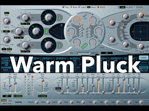 How to make Warm Pluck Synth with ES2 from start to finish - Logic Pro X Tutorial
