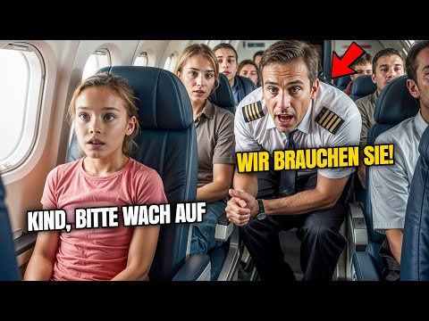 Ein 11-jähriges Mädchen schlief im Flugzeug – bis der Kapitän fragte: ‚Ist ein Kampfpilot an Bord?‘