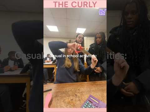 girls in school 🥲 #hairtok #curlygirl #school #hairstyle #hairhack #fypシ゚viral @lacieturner8