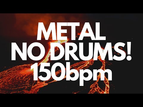 No Drums Metal Backing Track 150bpm