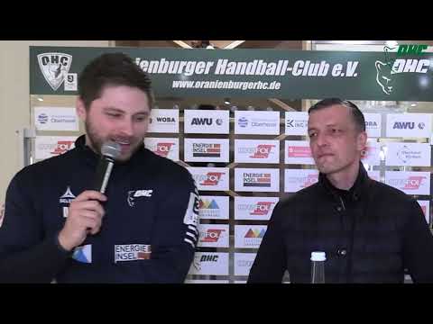 3. Liga Nord-Ost: Oranienburger HC - HC Empor Rostock 26:35 - Pressekonferenz