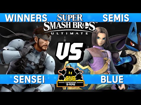 Smash Ultimate Tournament Winners Semis - Sensei (Snake) vs Blue (Hero / Lucario) - CNB 200