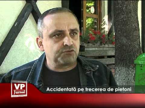 Accidentată pe trecerea de pietoni