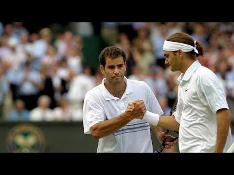 Federer vs Sampras 4th round Wimbledon 2001 - The passing of the torch (60fps)