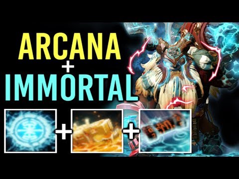 NEW BEST ARCANA EARTHSHAKER + Most Expensive IMMORTAL Epic Effect Gameplay Top Ranked Dota 2