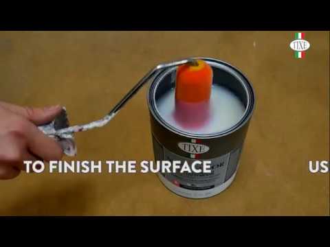 CONCRETE EFFECT with "NANOFLOOR" by TIXE