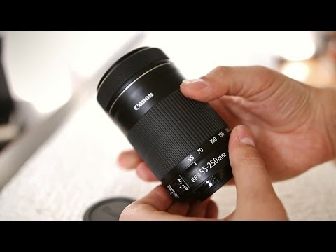 „Canon“ 55–250 mm f/4,0–5,6 EF-S IS STM objektyvas video