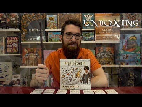 Harry Potter: Roxfort próbatétel társasjáték  UNBOXING - reflexshop