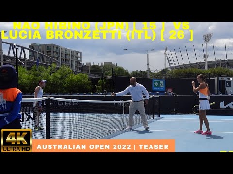 ⁴ᴷ Nao Hibino (JPN) [15] vs Lucia Bronzetti (ITL) [26] Women's Qualifying Singles FINAL Jan 14 2022